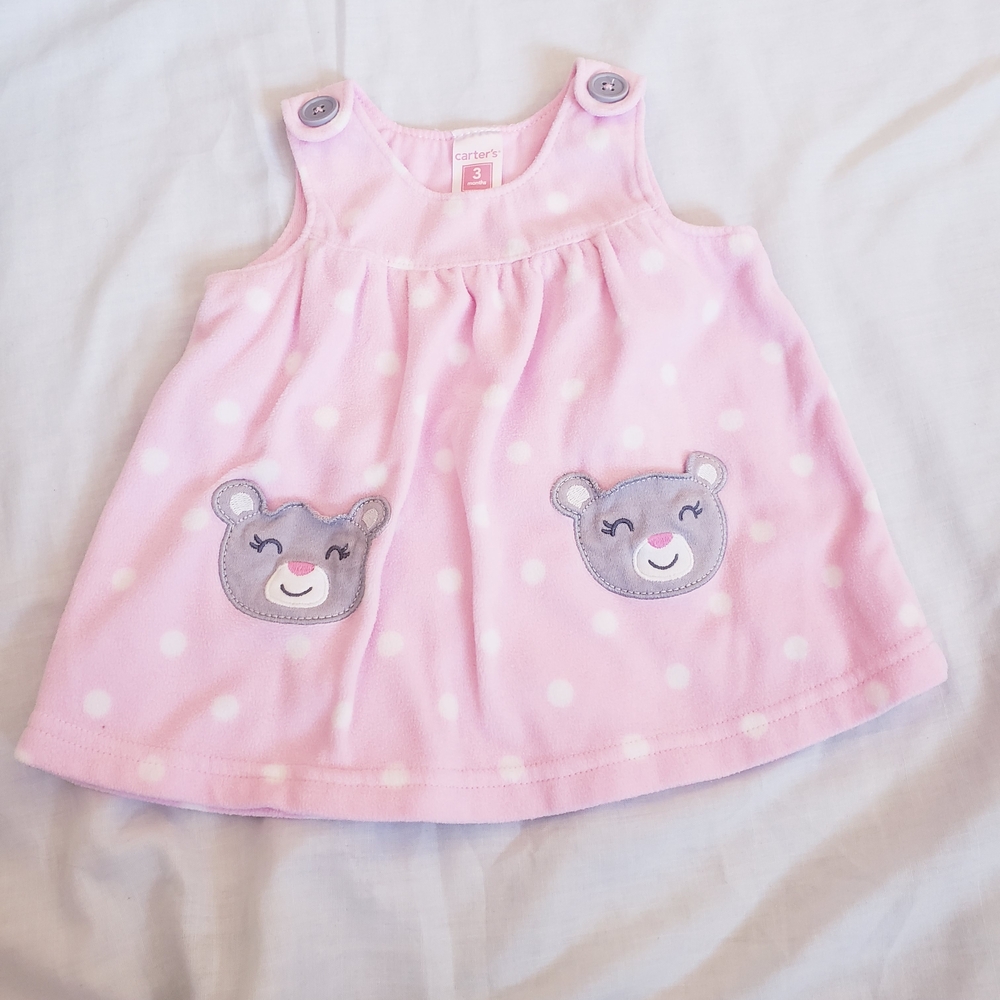 3 Month Girls Carter's Fleece Dress